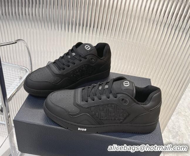 Good Product Dior B27 Low-Top Sneakers in Black Grained Calfskin and Gravity Leathe 905058