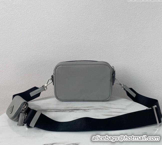 Top Quality Prada Saffiano Leather Shoulder Bag 2VH170 Grey 2023