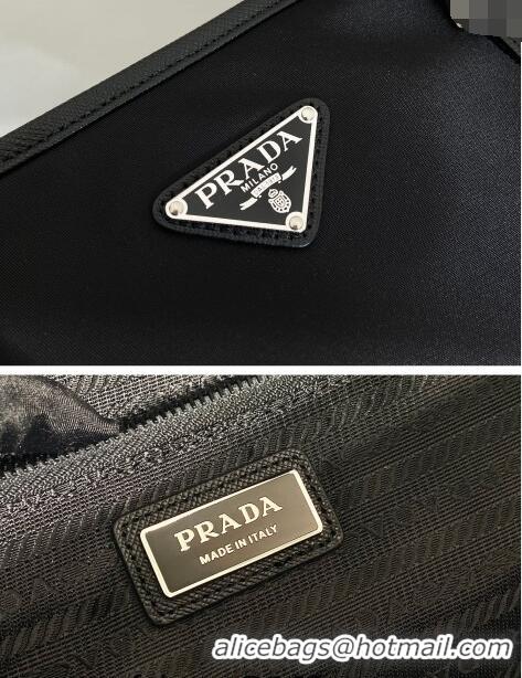 Super Quality  Prada Mens Re-Nylon and Saffiano leather tote bag 2VG112 Black 2024