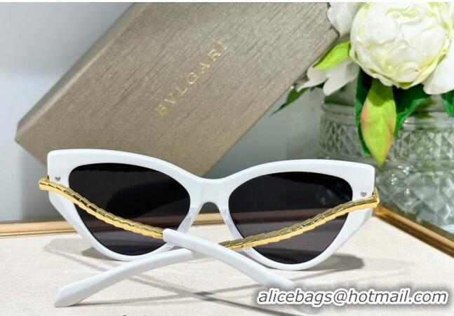 Shop Grade Bvlgari Serpenti Sunglass BV40001 White 2024