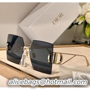 New Design Dior 30 Montaigne Square Sunglasses S7U Blue 2024