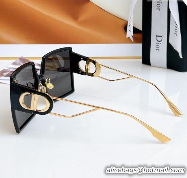 Low Cost Dior 30 Montaigne Square Sunglasses S7U Black 2024