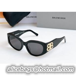 Buy Cheapest Balenciaga Sunglasses BB0324 Black/Gold 2024