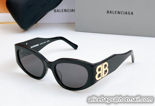 Buy Cheapest Balenciaga Sunglasses BB0324 Black/Gold 2024