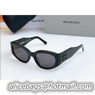 Best Price Balenciaga Sunglasses BB0324 Black/Grey 2024