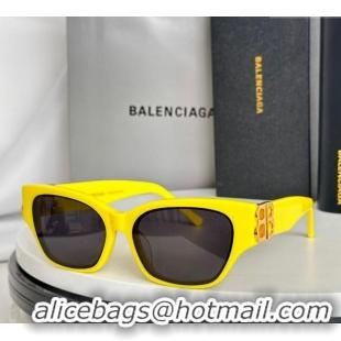 Top Grade Balenciaga Sunglasses BB0078S Yellow 2024