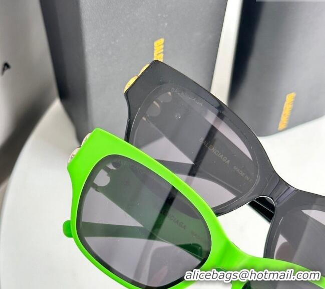 Well Crafted Balenciaga Sunglasses BB0078S Green 2024