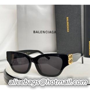 Fashion Discount Balenciaga Sunglasses BB0078S Black 2024 