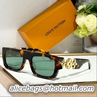 Top Grade Louis Vuitton Sunglasses Z2196 Brown 2024