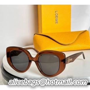 Grade Quality Loewe Sunglasses LW40110 Dark Orange 2024