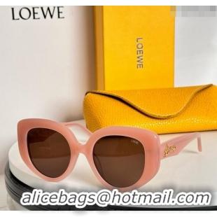 Buy Classic Loewe Sunglasses LW40110 Pink 2024