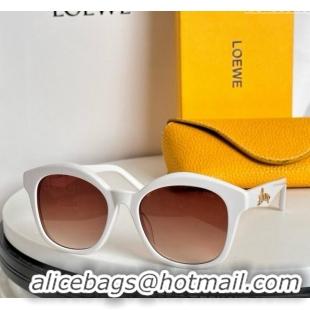 Reasonable Price Loewe Sunglasses LW40079 White 2024