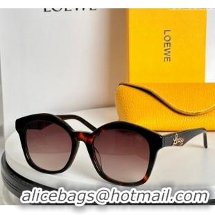 Grade Quality Loewe Sunglasses LW40079 Dark Brown 2024