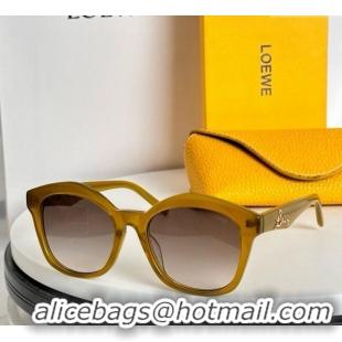 Most Popular Loewe Sunglasses LW40079 Yellow 2024