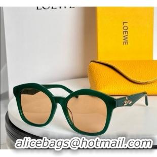 Good Quality Loewe Sunglasses LW40079 Green 2024