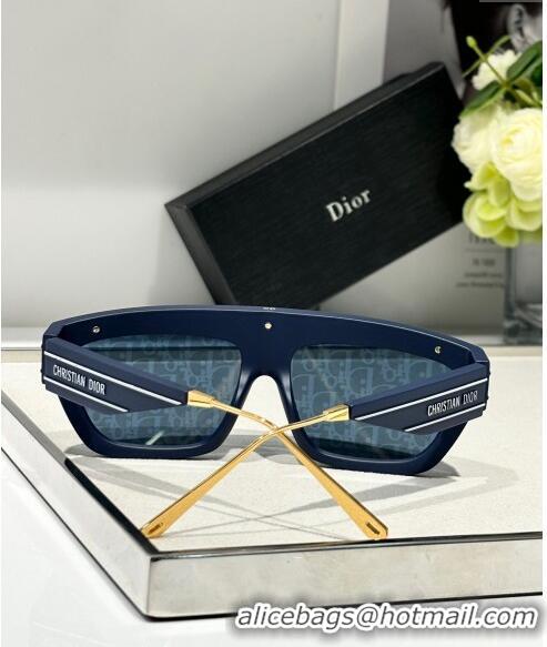 Best Product Dior DiorClub M7U Sunglasses Dark Blue 2024