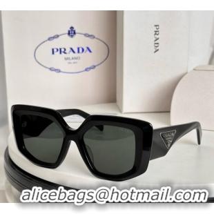 Good Quality Prada Sunglasses SPR14Z Black/Grey 2024