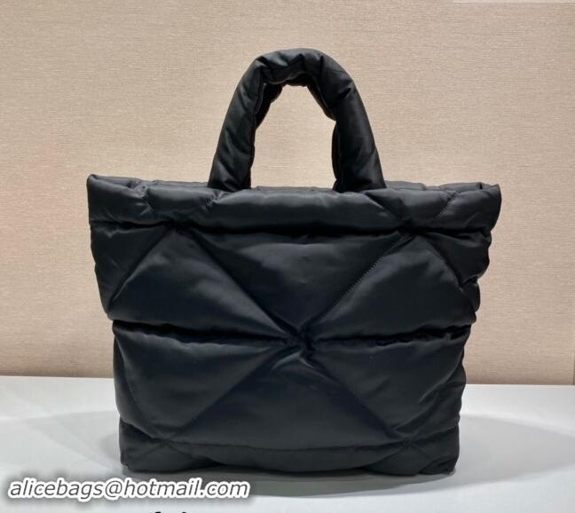 Pretty Style Prada Quilted Nylon Tote Bag 1BG411 Black 2024