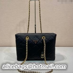 Best Price Prada Re-Edition 1995 Chaine large Re-Nylon bag 1BG467 Black 2024