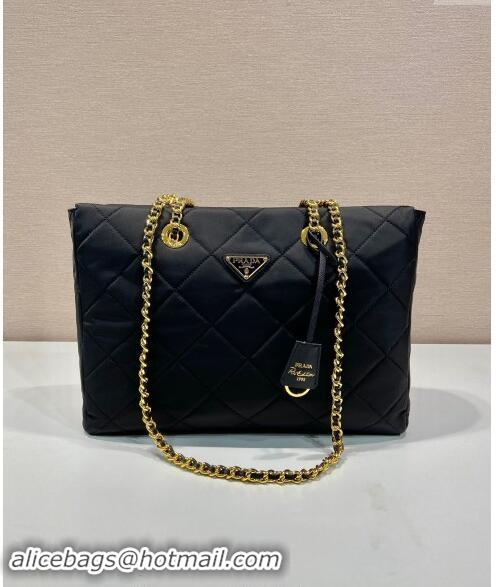 Best Price Prada Re-Edition 1995 Chaine large Re-Nylon bag 1BG467 Black 2024