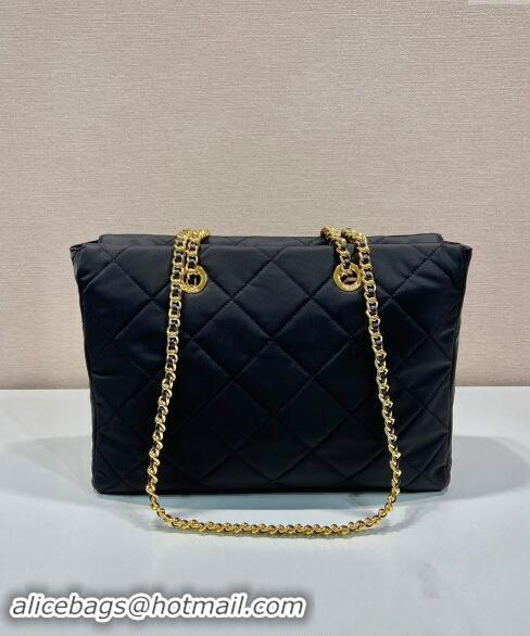 Best Price Prada Re-Edition 1995 Chaine large Re-Nylon bag 1BG467 Black 2024