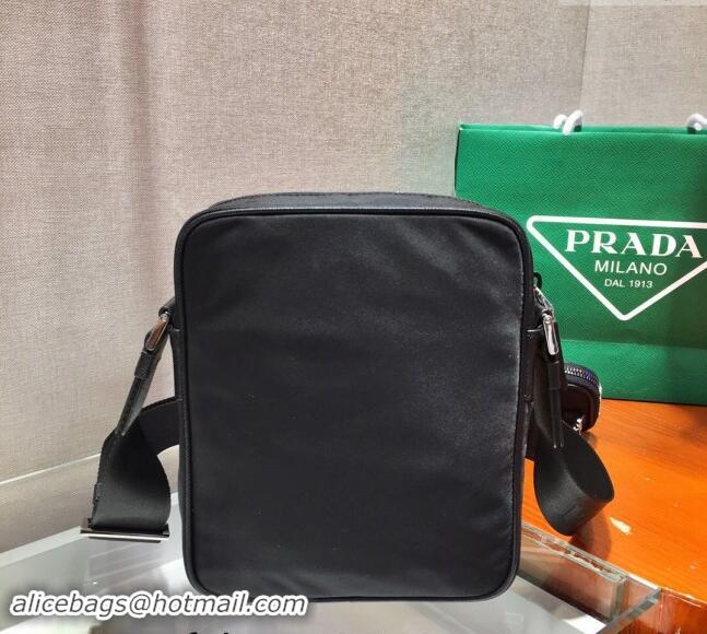 Super Quality Prada Mens Re-Nylon and Saffiano shoulder bag 2VH112 Black 2024