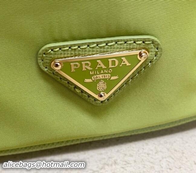 Well Crafted Prada Re-Edition 1978 Re-Nylon Bucket mini-bag 1BE067 Green 2024