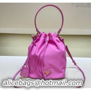 Top Quality Prada Re-Edition 1978 Re-Nylon Bucket mini-bag 1BE067 Purple 2024