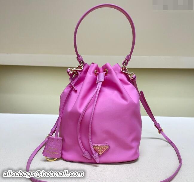 Top Quality Prada Re-Edition 1978 Re-Nylon Bucket mini-bag 1BE067 Purple 2024