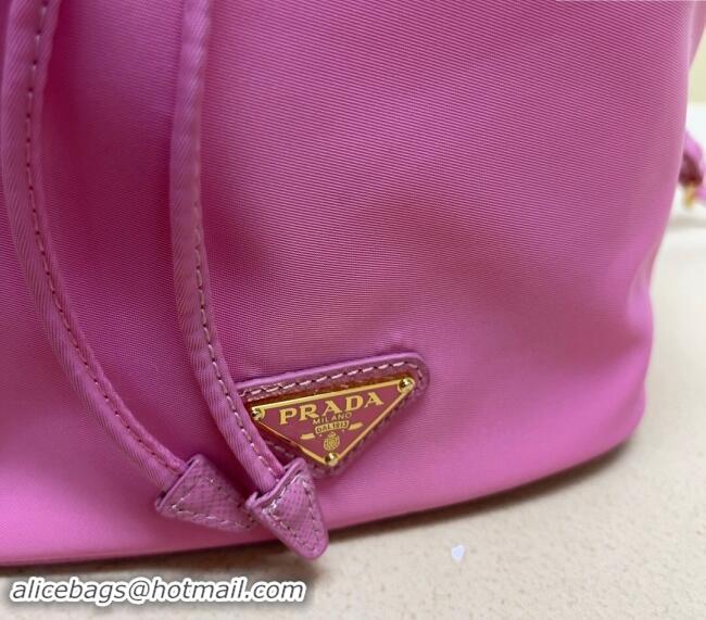 Top Quality Prada Re-Edition 1978 Re-Nylon Bucket mini-bag 1BE067 Purple 2024