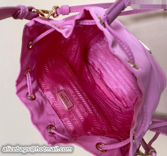 Top Quality Prada Re-Edition 1978 Re-Nylon Bucket mini-bag 1BE067 Purple 2024