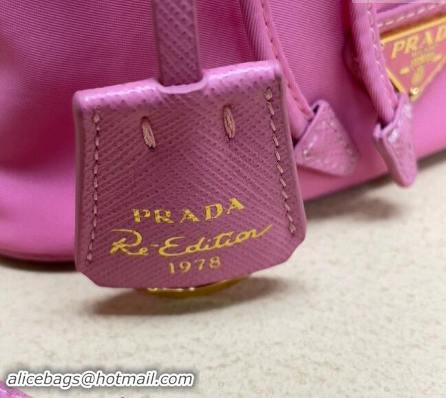 Top Quality Prada Re-Edition 1978 Re-Nylon Bucket mini-bag 1BE067 Purple 2024