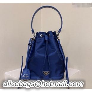 Super Quality Prada Re-Edition 1978 Re-Nylon Bucket mini-bag 1BE067 Royal Blue 2024