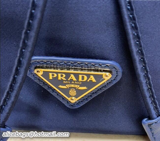 Super Quality Prada Re-Edition 1978 Re-Nylon Bucket mini-bag 1BE067 Royal Blue 2024