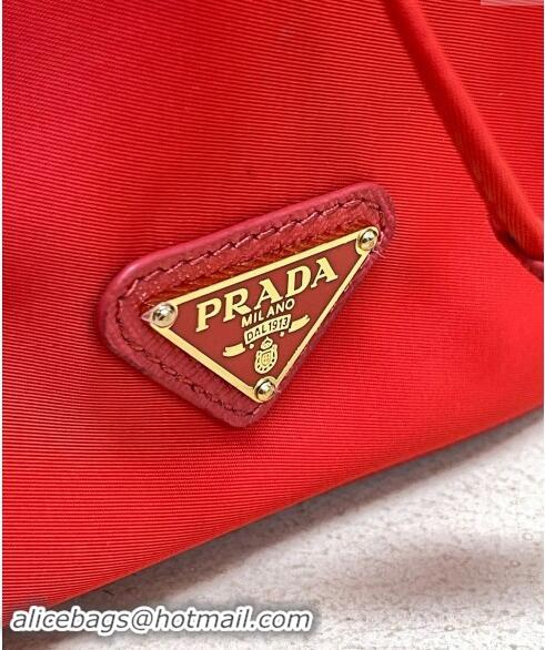 Top Grade Prada Re-Edition 1978 Re-Nylon Bucket mini-bag 1BE067 Red 2024