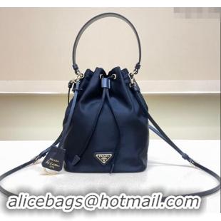 Top Quality Prada Re-Edition 1978 Re-Nylon Bucket mini-bag 1BE067 Navy Blue 2024