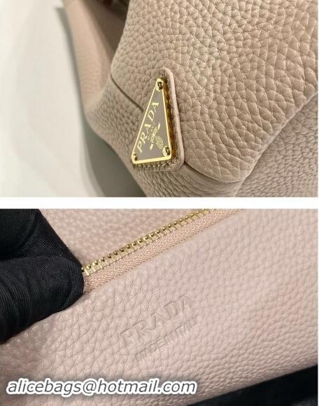 Well Crafted Prada Grained Leather Tote Bag 1BC384 Pink 2024