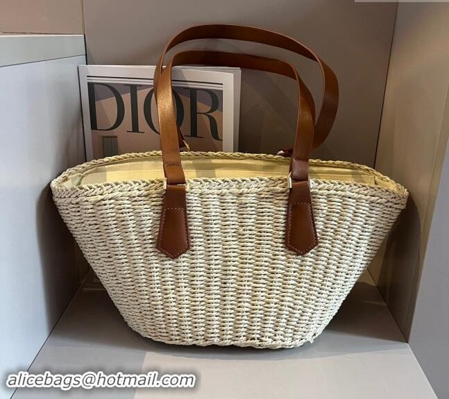 Trendy Design Prada Straw Basket Bag 040205 Beige/Brown 2024