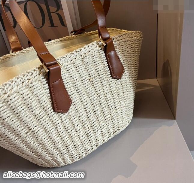 Trendy Design Prada Straw Basket Bag 040205 Beige/Brown 2024