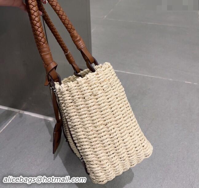 Trendy Design Prada Straw Basket Bag 040206 Beige 2024