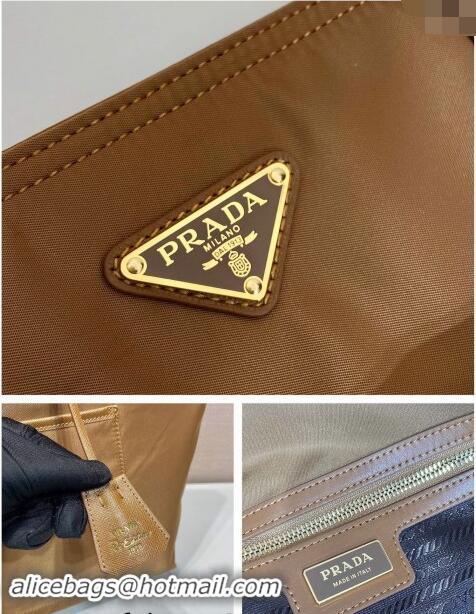 Famous Brand Prada Re-Edition 1978 large Re-Nylon and Saffiano leather tote bag 1BG527 Cork Beige 2024