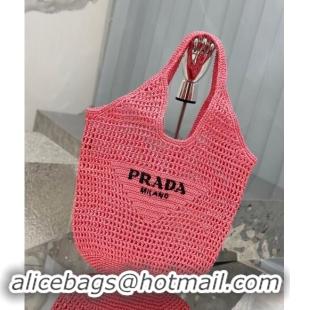 Traditional Specials Prada Crochet Tote bag 1BG424 Pink 2024