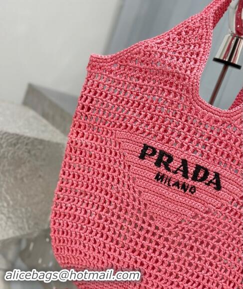 Traditional Specials Prada Crochet Tote bag 1BG424 Pink 2024