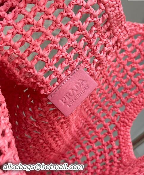 Traditional Specials Prada Crochet Tote bag 1BG424 Pink 2024