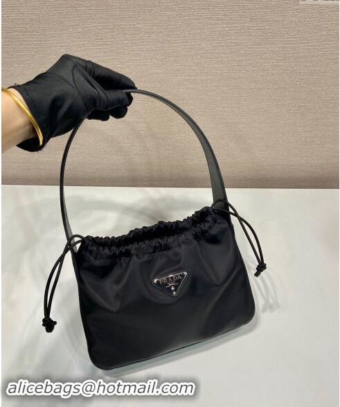 Most Popular Prada Nylon Small Shoulder Bag B6249 Black 2024