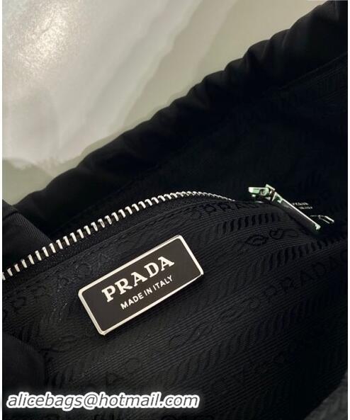 Most Popular Prada Nylon Small Shoulder Bag B6249 Black 2024