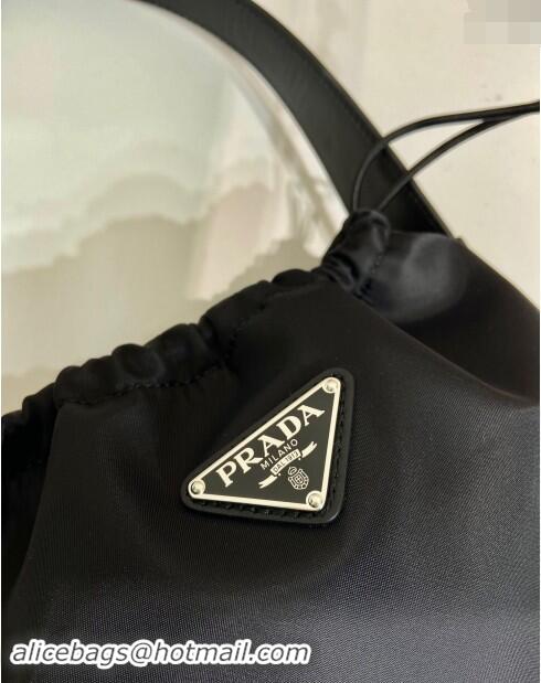 Most Popular Prada Nylon Small Shoulder Bag B6249 Black 2024