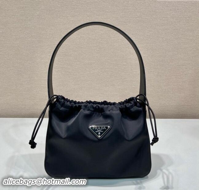 Most Popular Prada Nylon Small Shoulder Bag B6249 Black 2024