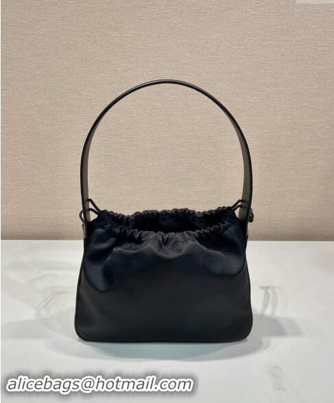 Most Popular Prada Nylon Small Shoulder Bag B6249 Black 2024