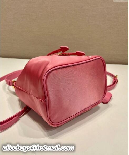 Top Quality Prada Re-Edition 1978 Re-Nylon Bucket mini-bag 1BE067 Pink 2024